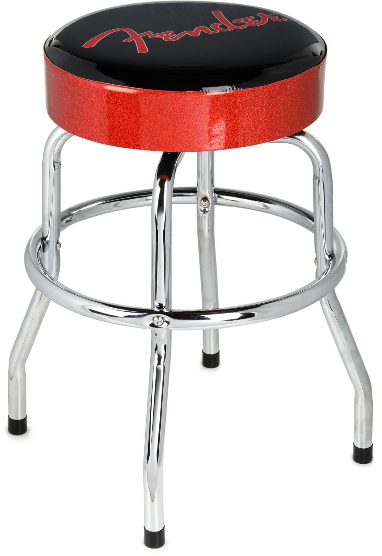 

FenderRed Sparkle Logo Barstool BlackRed Sparkle 24 inch [Barstool]