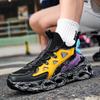 Large Size Men's Shoes Autumn Breathable Fly-woven Mesh Blade Shoes Ruffian Handsome Fried Street Sports Leisure Dad Student Shoes