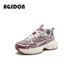 Augustine silver dad shoes women 2025 new summer mesh sports running shoes muffin platform casual shoes