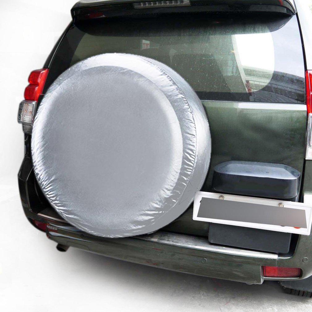 Camper Wheel Cover Truck Black 4pcs 32 Inch Wheel Tire Covers Wheel Protective Covers on RV Car Trailer or Other Car Models.