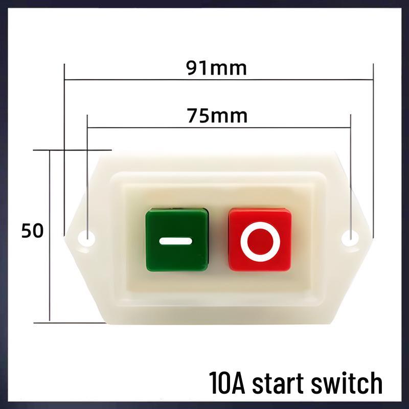 Three-Phase Start Button Switch for Bench Drill, 220v/380v, LC3-10A Meat Grinder/Drill Press Switch.
