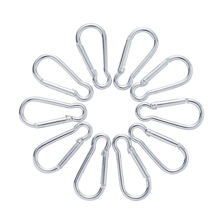 Gourd-Shaped No. 5 Carabiner LED Light Aluminum Alloy Hook for Outdoor Backpack, Water Bottle & Climbing Gear. Aluminum Alloy