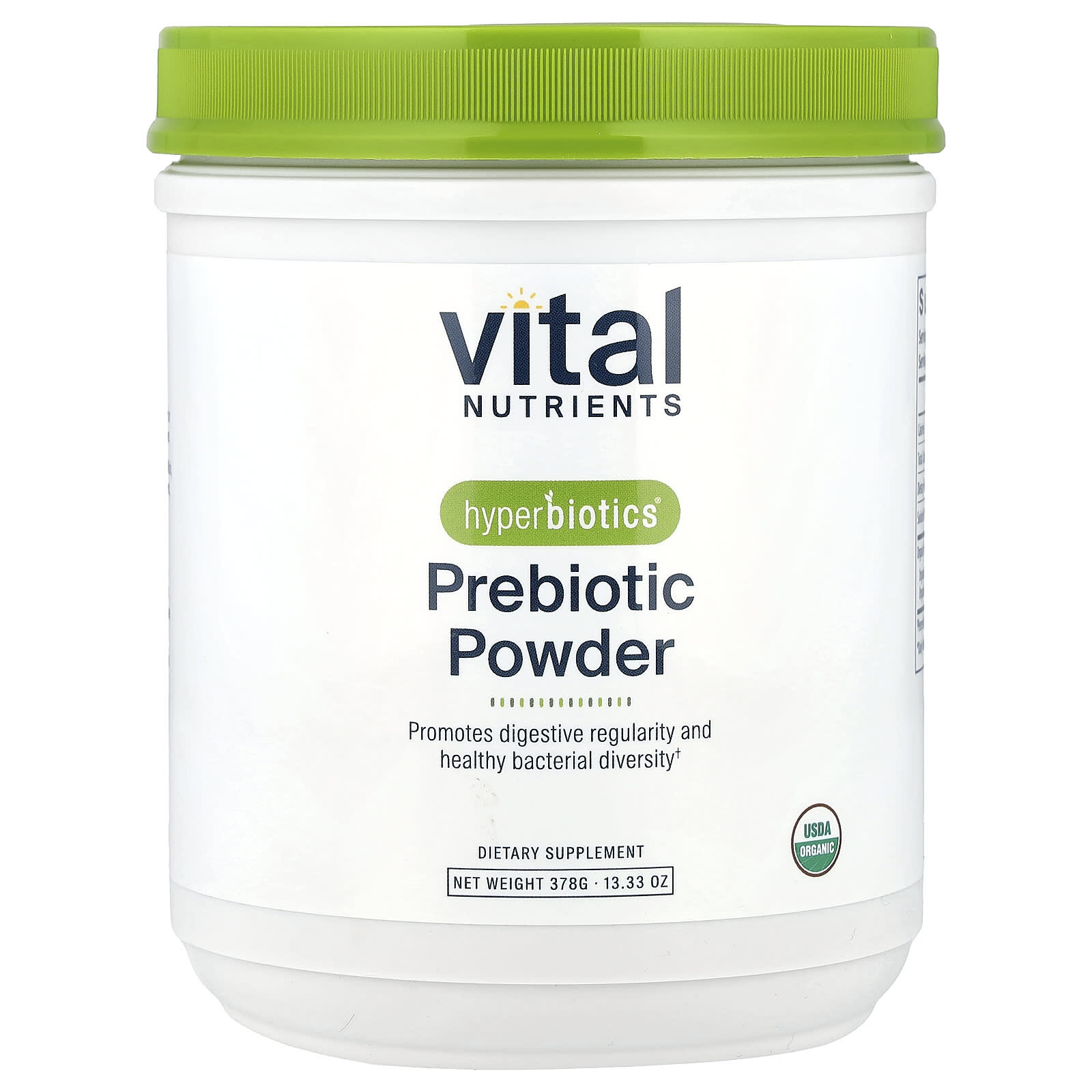 

Prebiotic Powder, 378G(13.33Oz)