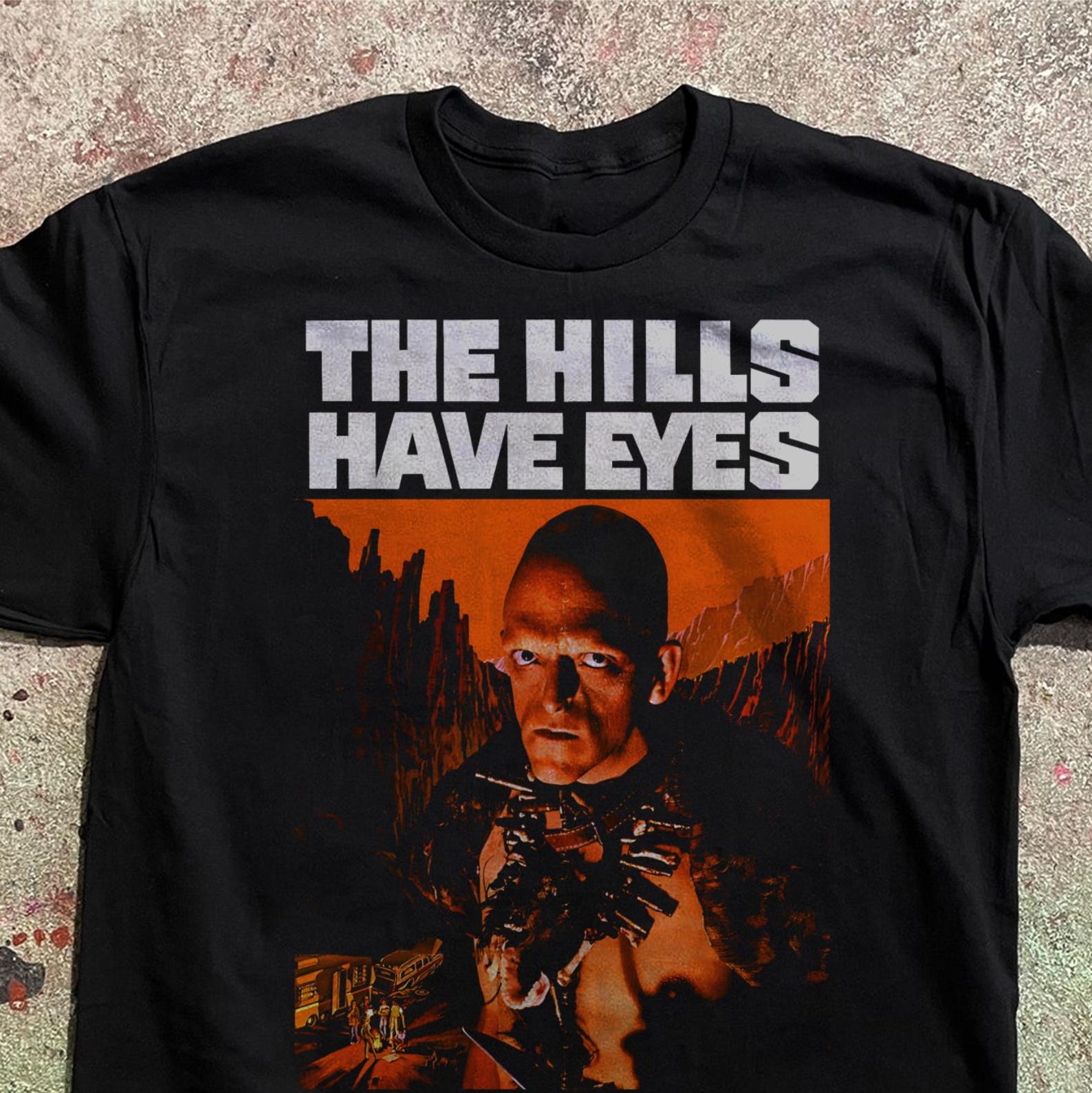 The Hills Have Eyes 1977 Horror Movie T-Shirt – Wes Craven Cult Film Tee XL