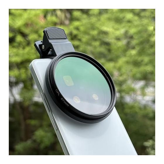 67mm Polarizing Filter CPL Macro Lens Clip Smartphone Camera Compatibility Can be used with both camera and smartphone lens-67 (CPL Filter 67mm)
