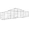 VidaXL 4x Arched Gabion Baskets Arched Gabion Cages Gabion Walls Garden Fences Terrace Outdoor 3145369