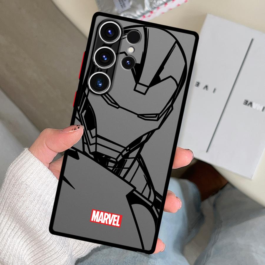 Marvel Sipiderman Ironman Case for Samsung Galaxy S26 S22 S20 S25 Ultra S21 S24 Plus S23 FE Note 20 10+ Funda Phone Cover