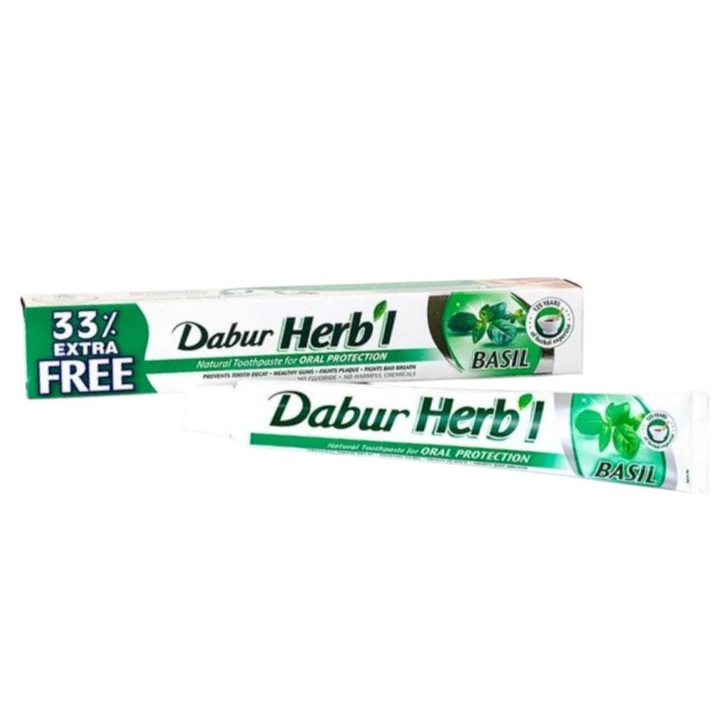 Natural Basil Toothpaste - Oral Protection - BASIL HERB`l - Cavity Free Strong Teeth