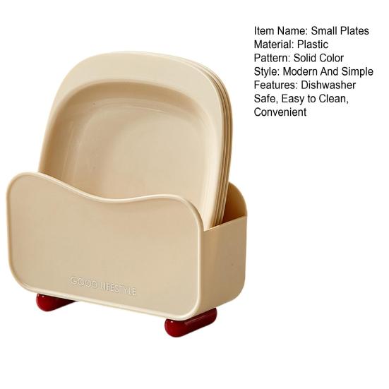 Knochenschale für Snacks, stapelbare Basis, lebensmittelechter Kunststoff, für Obst, Nüsse, Knochen, leicht zu reinigen, Esstisch-Müllschale für Zuhause, Küche
