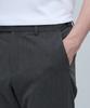 MUSINSA STANDARD Lightweight Relaxed Tapered Hidden Banding Crop Slacks [Medium Gray]