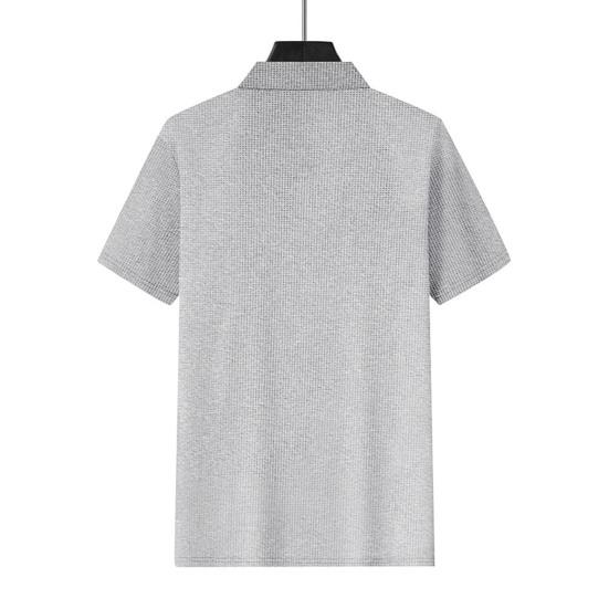 Herren Waffel Golfhemd Kurzarm Hemd mit Kentkragen Texturiertes Lässiges Sommerhemd für Büro Straße Urlaub Strandbekleidung