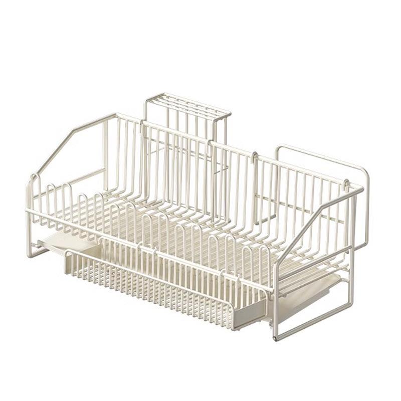 Kitchen Drain Dish Rack Holder Sink Countertop Bowl Chopstick Cutlery Storage Basket Dishes Organizer Hanger Draining Shelf