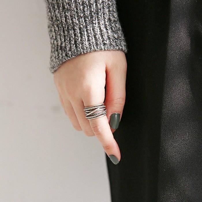 Stunning S925 Silver Vintage Thai Style Adjustable Ring Ideal Birthday Gift For Her