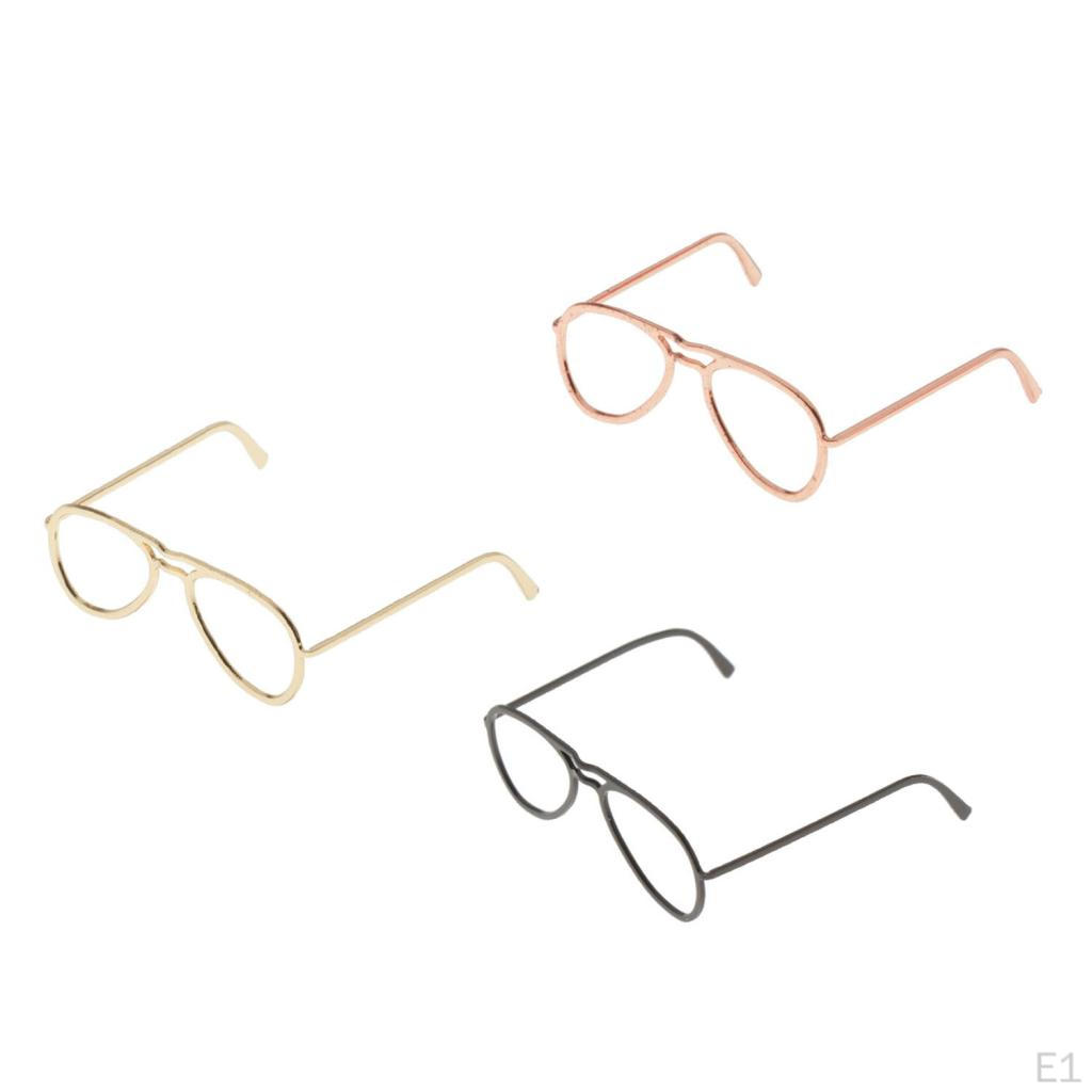 1/6 Alloy Eyewear for 12 Inch Action Figures Male and Female