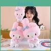 Cuscino Peluche Melody con Imbottitura in Fibra di Cotone per Bambini e Adulti