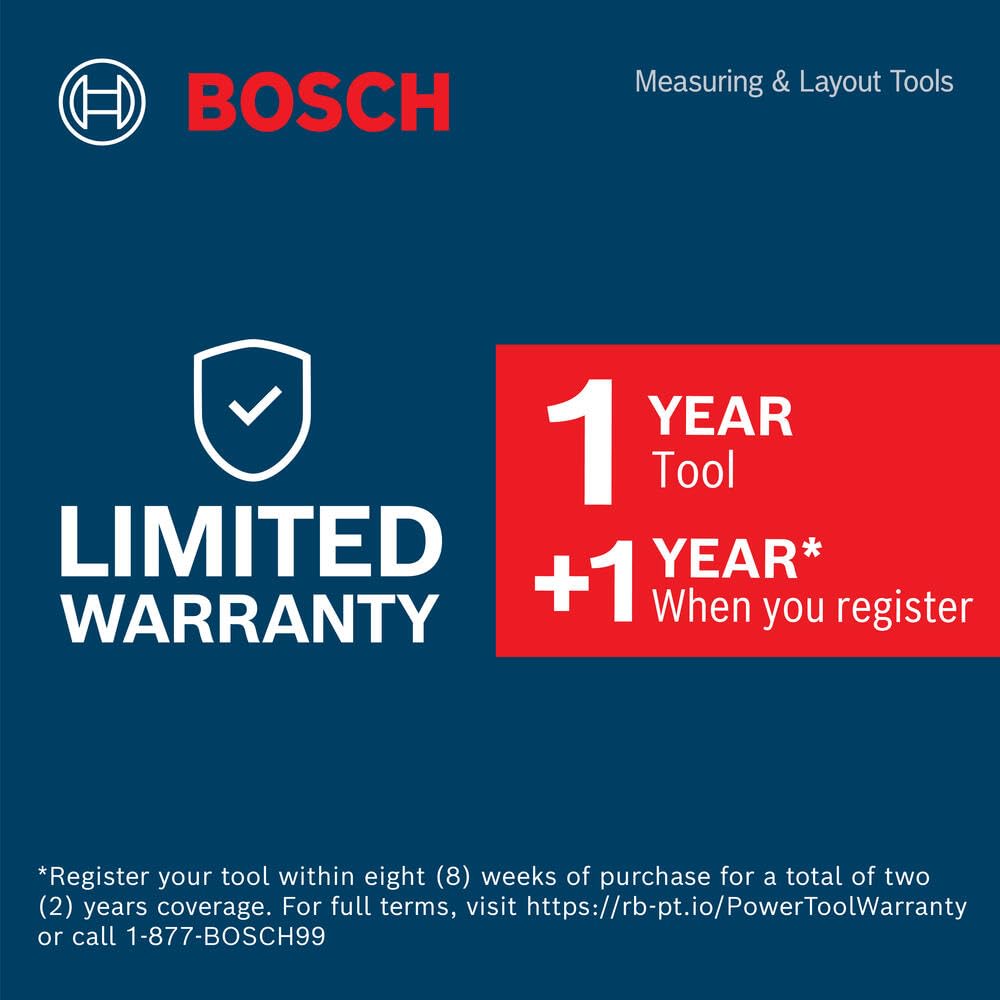 BOSCH Duvar Tarayıcısı ve Saplama Bulucu Duvarların Arkasındaki Metal ve Canlı Telleri Algılar 2 AA Pil ve Kılıf Dahil GMS120-27 Ahşap, -