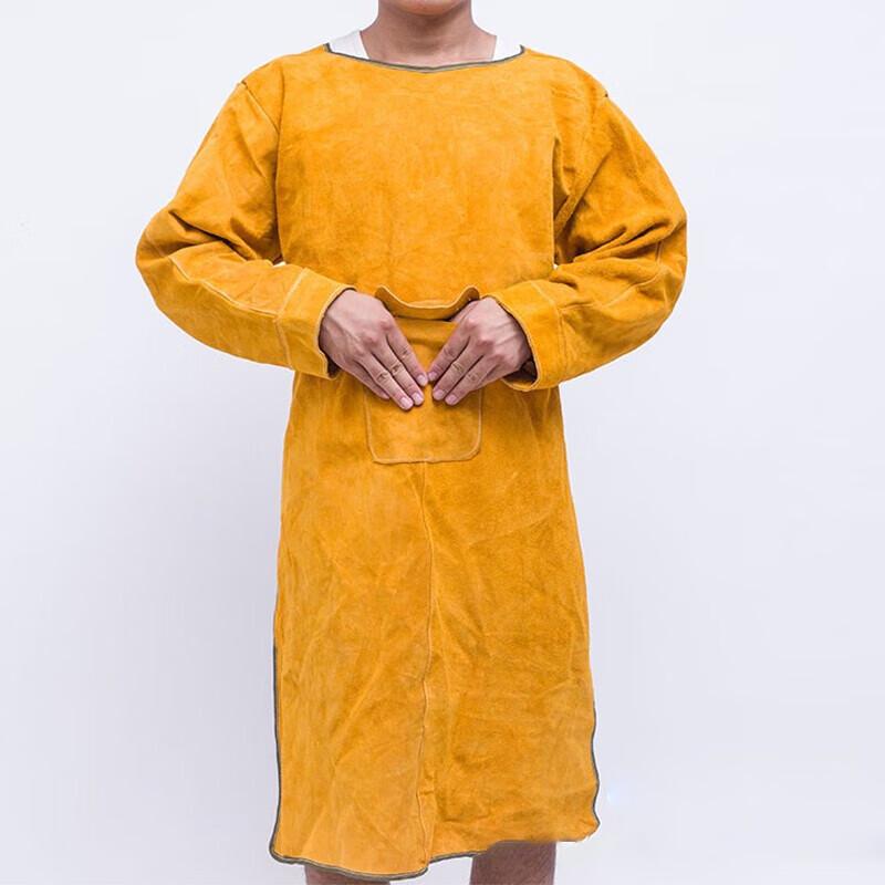 AMS Y002 Flame Retardant Cowhide Welding Apron One Size