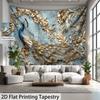 Ultra Large Cute Pea Rooster Tapestry, Animal Pattern Hd Digital Print Polyester Wall Hanging For Living Room Bedroom Decor,