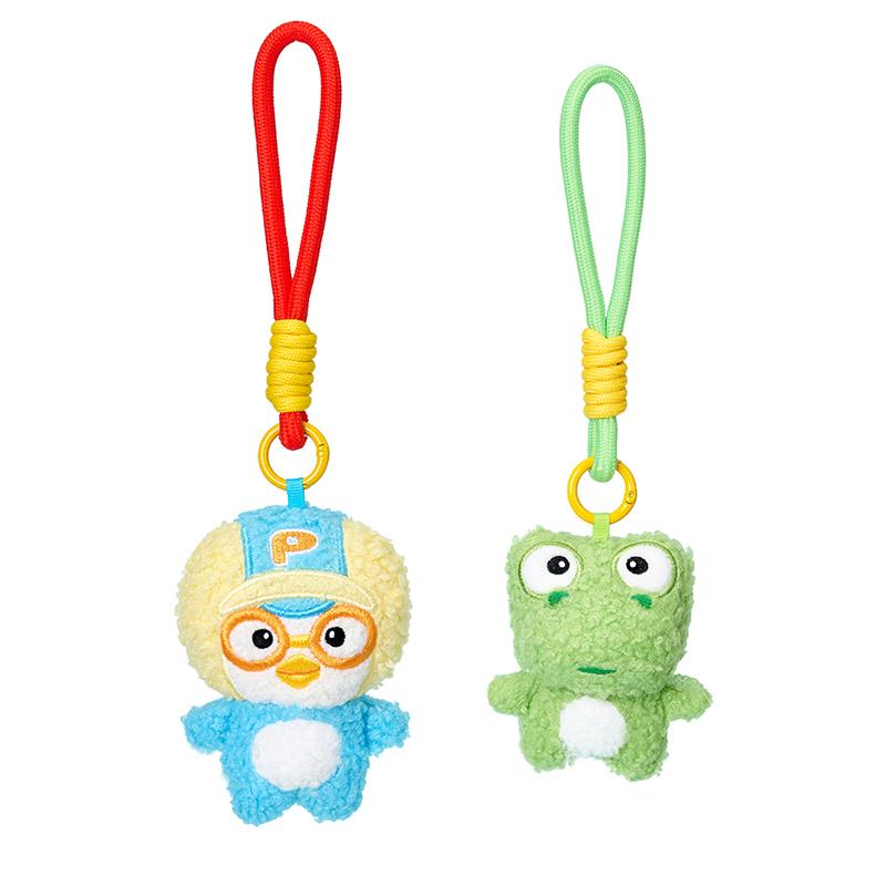 [pororomall] Pororo Soft Plush Keyring - Fluffy Pororo Edition