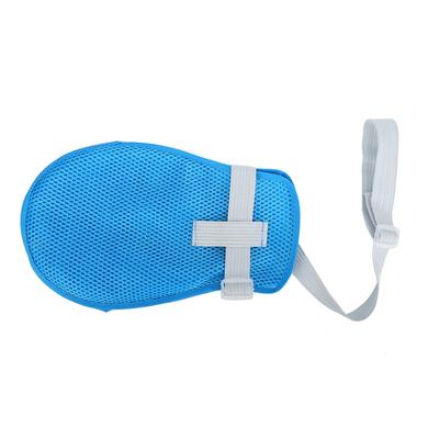 Hand Fixed Restraint Glove Finger Control Protectors Safety Finger Fixed GlovesBlue