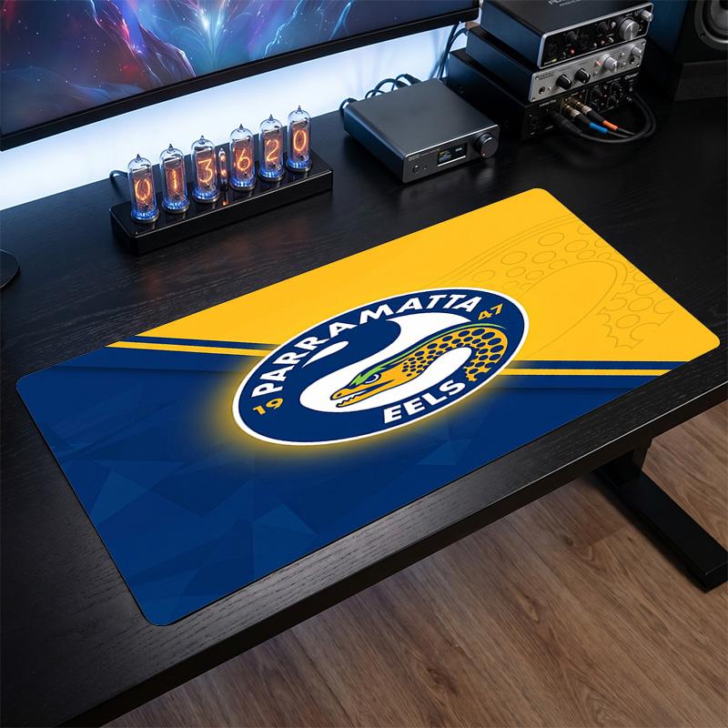 Parramatta Eels Pattern Mousepad Anti?Slip Rubber Desk Pad For Gaming Working Desktop Decoration