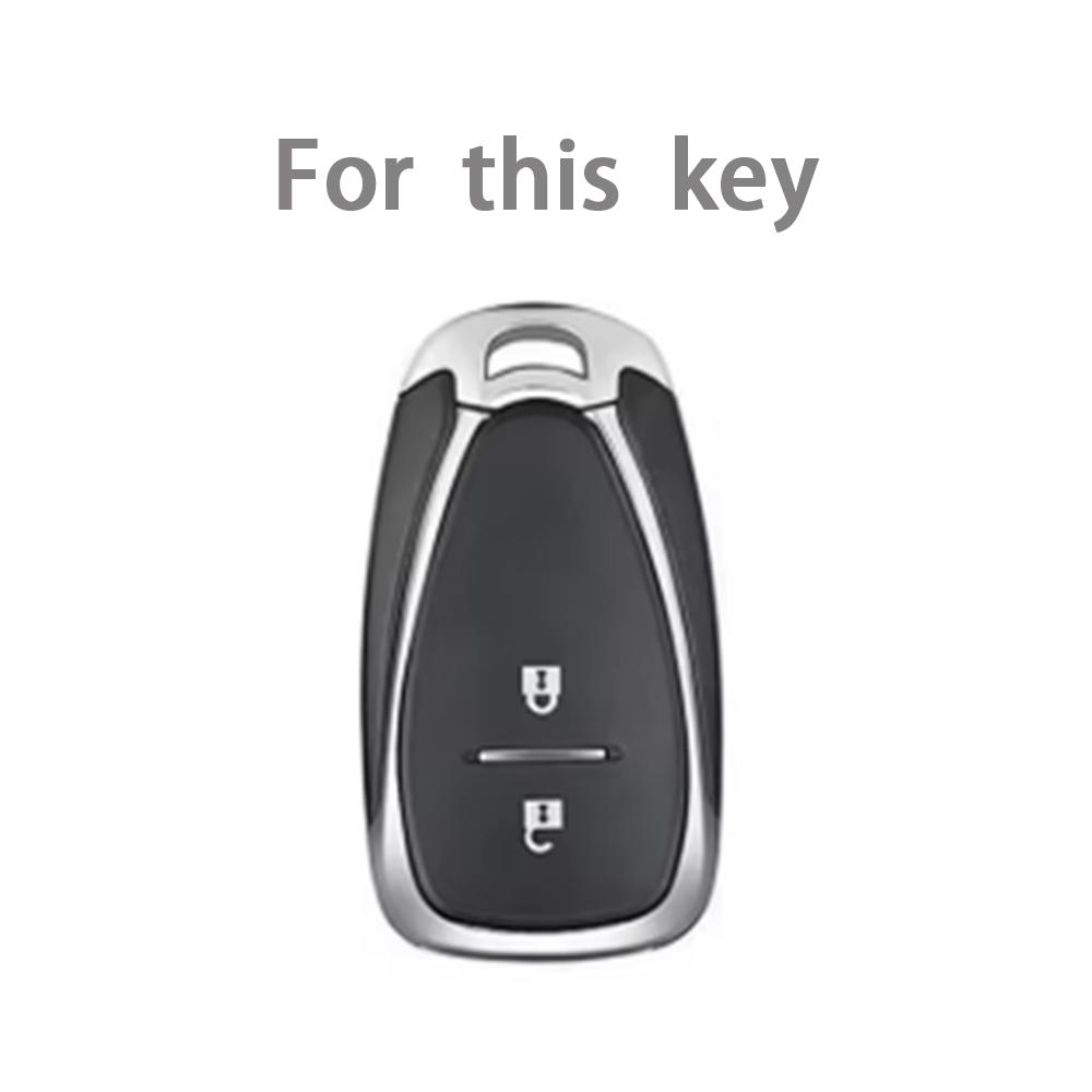 For Chevrolet Malibu Blazer Traverse Seeker Onix Equino Volt Bolt Trax Orlando Cruze Spark Sonic Camaro TPU Car Key Case Cover