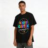 Kindergarten Crew Kindness Themed Graphic Print Casual Top Pure cotton T-shirt