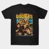 Men Black Print T-shirt Goonies No-Cut Transfer Paper Print Cotton Tshirt