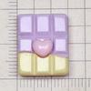 30 Pcs New Cute Cartoon Colorful Heart Shaped Chocolate Resin Scrapbook Diy Jewellery Hairpin Decorate Accessories Craft A109
