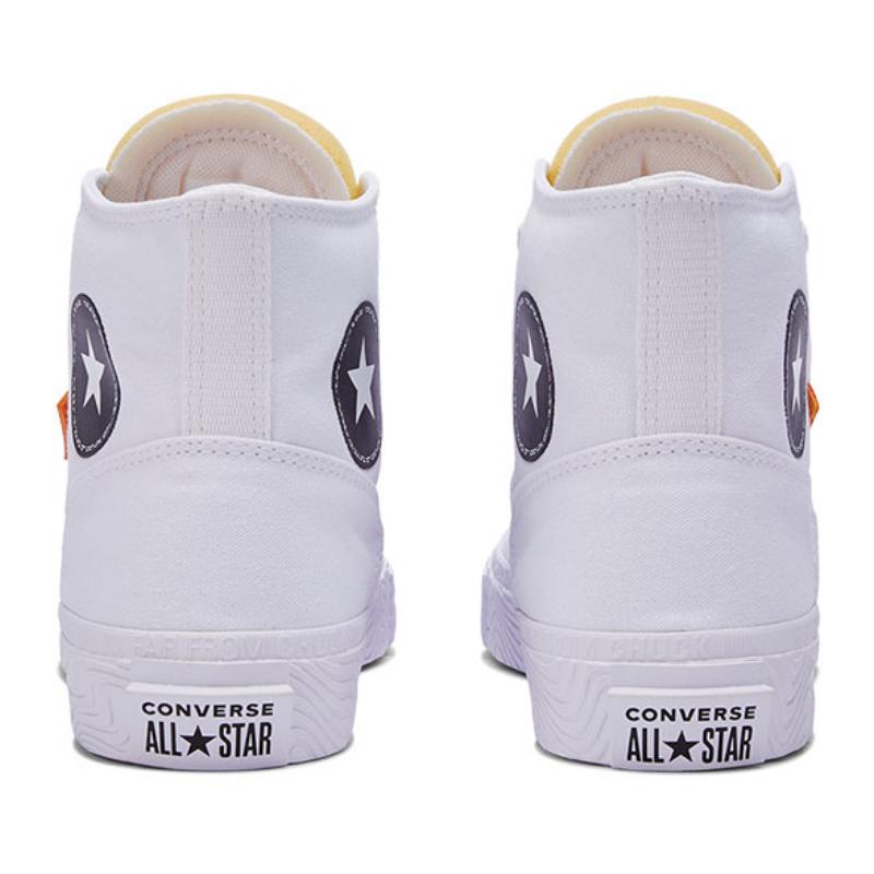 Converse Chuck Taylor All Star Comode e Leggere Resistenti all'Abrasione High Top Espadrillas Unisex Bianche