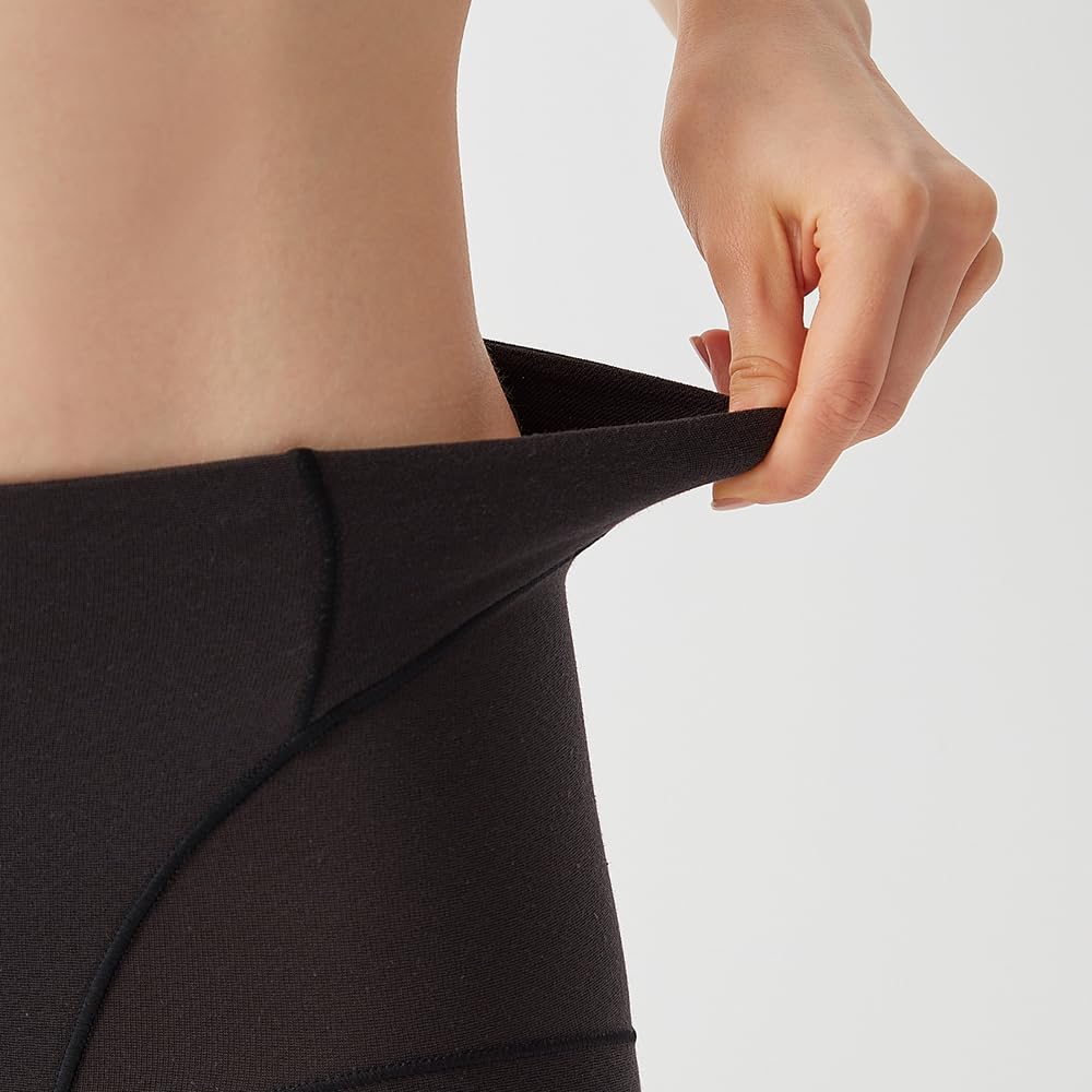 Girdle KIREILABO Fitte cotton on the skin side Short girdle Hypoallergenic KB4062 New Black M [Gunze] 100% Women's