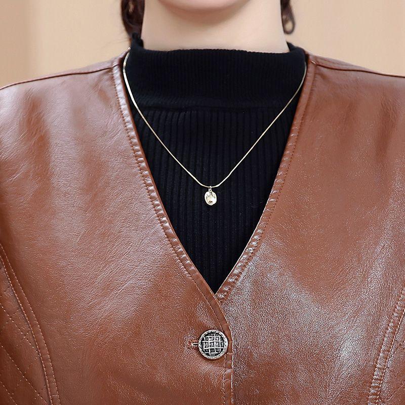 Pima Clip Dames Winter Mouwloos Vest Jas Top