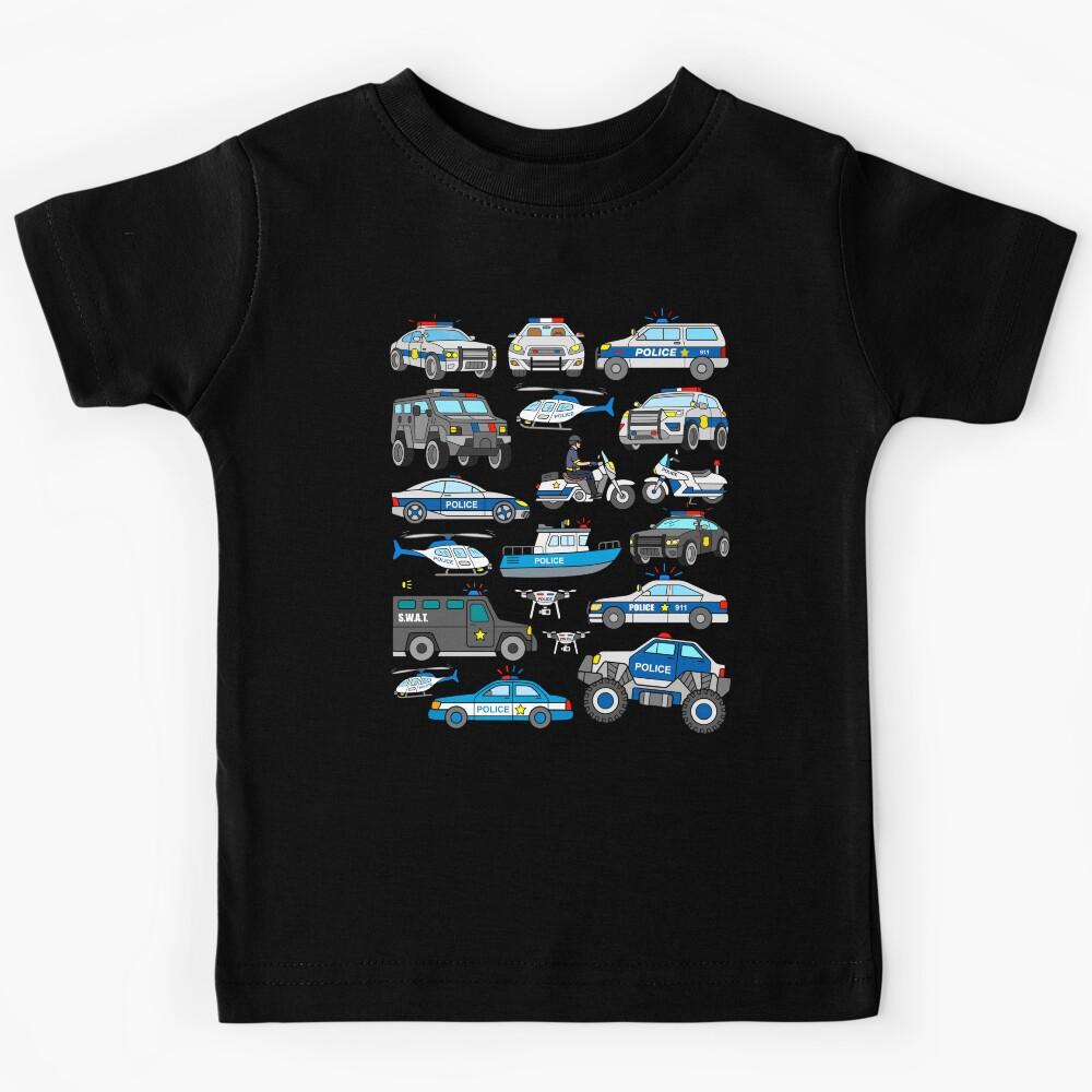 Police Cop Car Kids T-Shirt 110