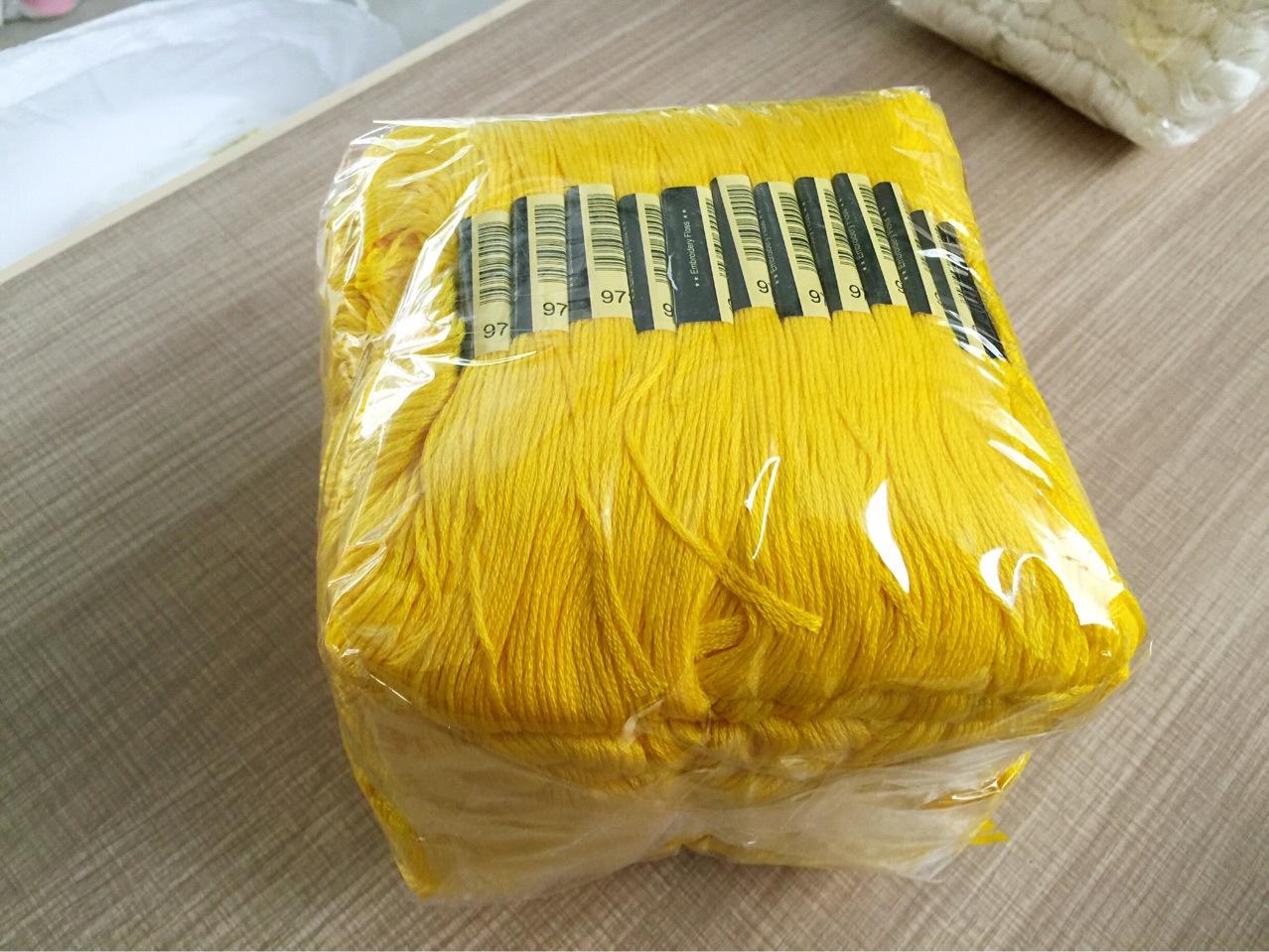 

240PCS SAME COLOR /LOT 447 Colors Cross Stitch Cotton Embroidery Thread Floss Skein Kit DIY Sewing Tool Choose Your neede Color