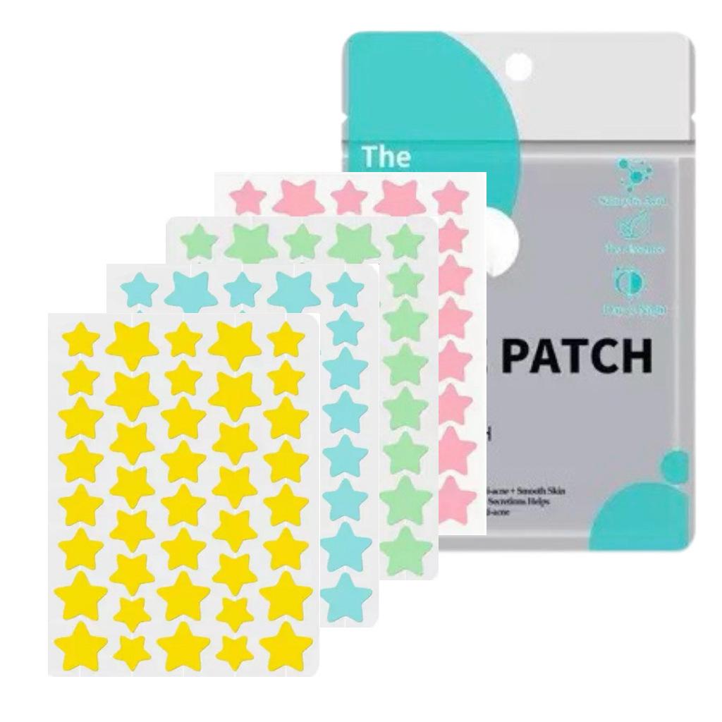 Official Star Acne Patches - 40 Clear, Invisible Hydrocolloid Patches for Pimple Absorption