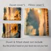 Sunflowers sunset quote Bedding Duvet cover sets Duvet covers Pillowcases gifts (1 * Duvet Cover 2 * Pillowcases, without duvet insert)