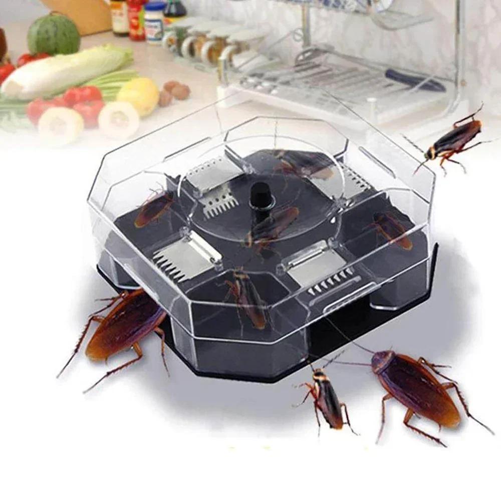 

5pcs Safe Non-Toxic Cockroach Bait Station Chemical-Free Cockroach Trap Pest Control