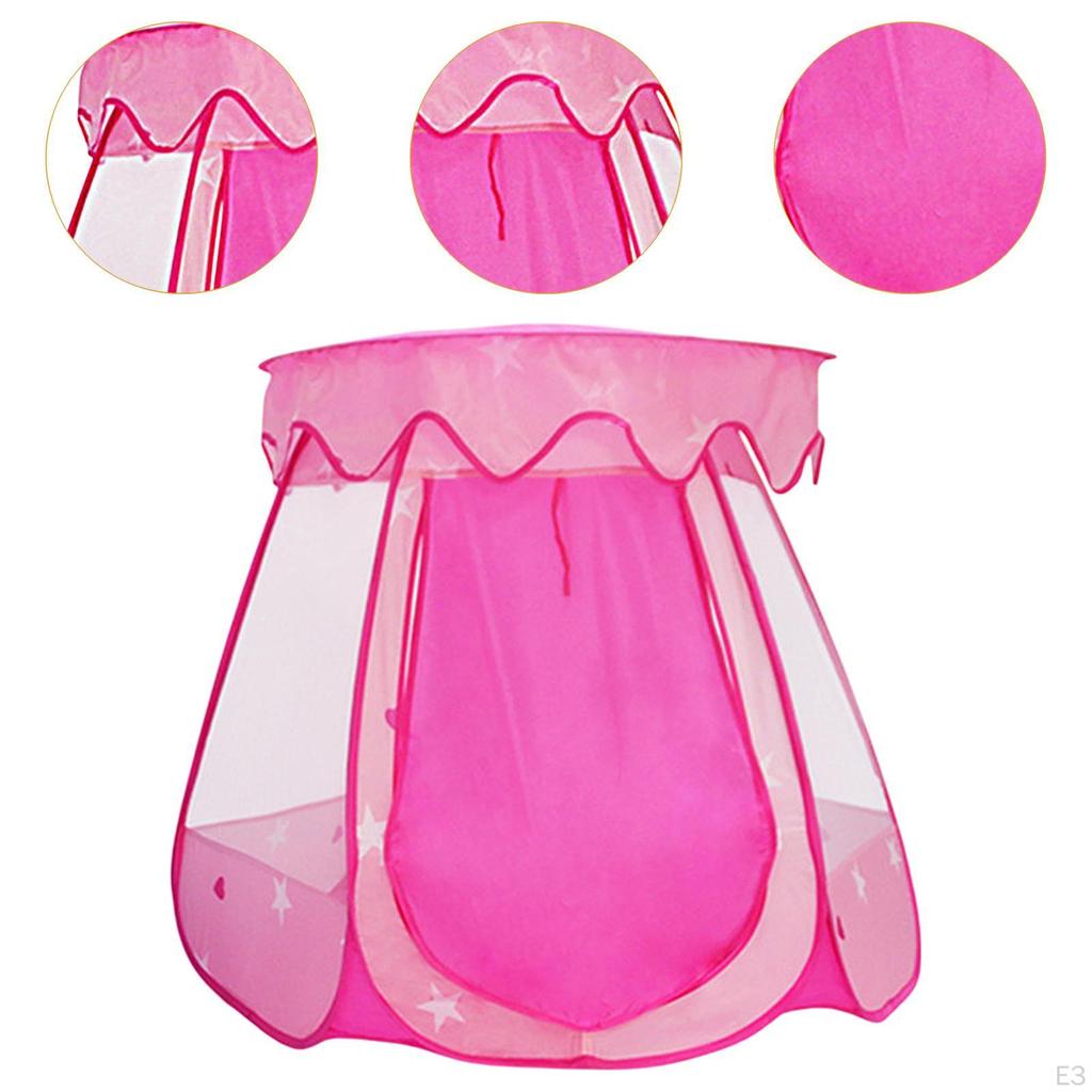 Play Tent Hexagonal Child Room Decoration for Kids Indoor Outdoor Game Blue