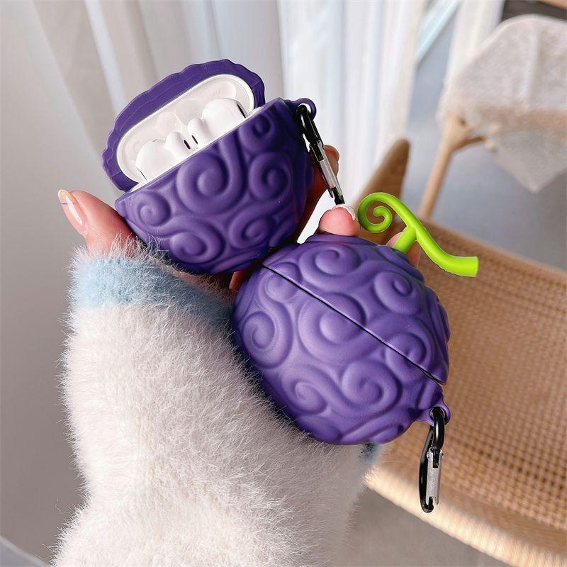 Apple Bluetooth Earbuds Case Anime One Piece Nika Devil Fruit Airpods 1/2 Generation Protective Case Pro 3Rd Generation