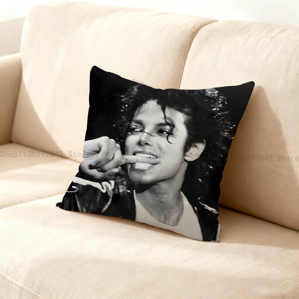 M-Michael Singer J-Jacksons Anime Celebrity Merchandise All-Match Printed Pillow Case Sofa Car Office Room Decoration Protector