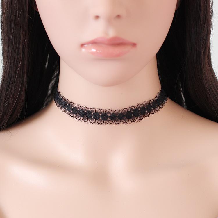 2016 чокер кружевной воротник готический бархатный ожерелье европейские и американские украшения изысканный модный