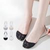 Women's Summer Thin Lace Halter Top Invisible Anti Slip Heel Half Length Socks
