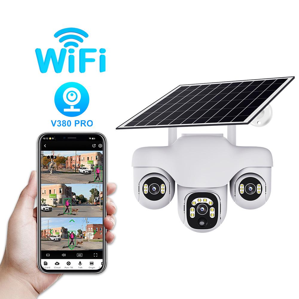 

4G Solar-Powered Outdoor Camera: Wireless, Rotating, Low Power, No Network Needed