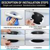 4PCS Carbon Fiber Car Door Handle Protection 3D Sticker Accessories For Opel Astra C G H Insignia J K Zafira B Corsa Vectra C Corsa C