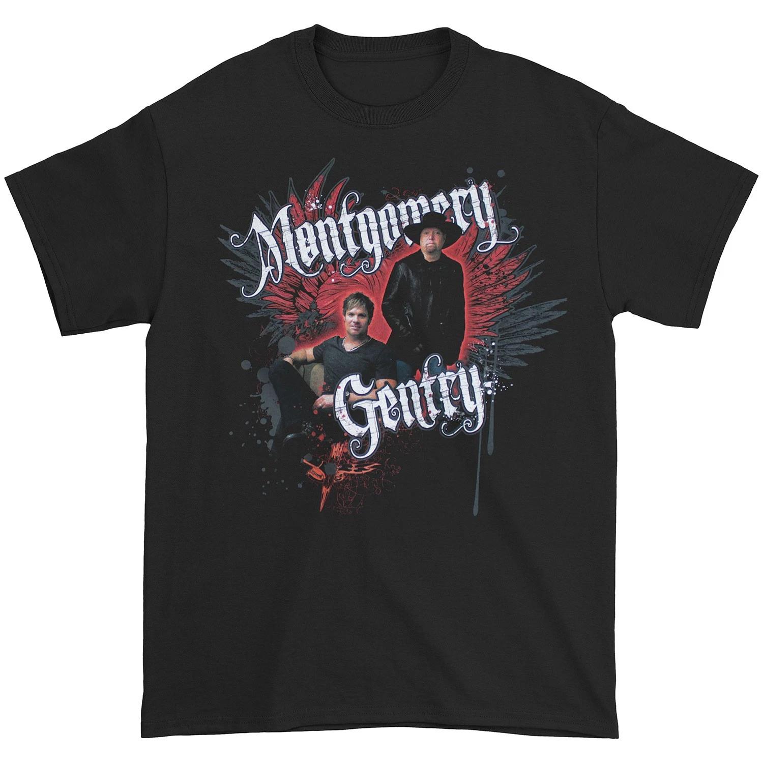 Мужская футболка Montgomery Gentry Wings Tour X-Large Черная 3XL
