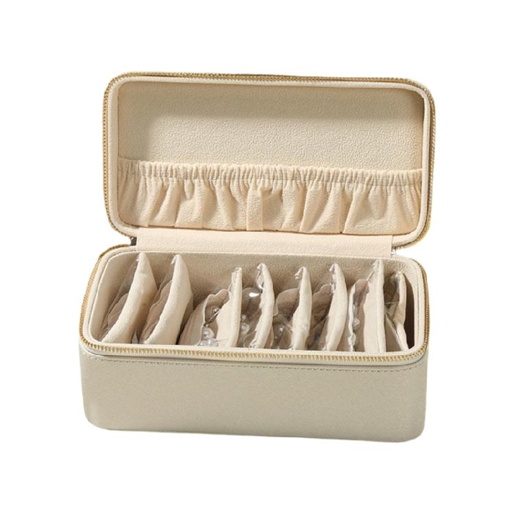 Travel Bracelet Organizers Jewelry Box Jewelry Display Tray Jewelry Case Leather Texture Suitable for Home and Travel S