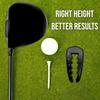 2pcs Precision Tee Height Setter Golf Tee Height Adjuster Consistent Swings Easy-to-use Golf Training Aid