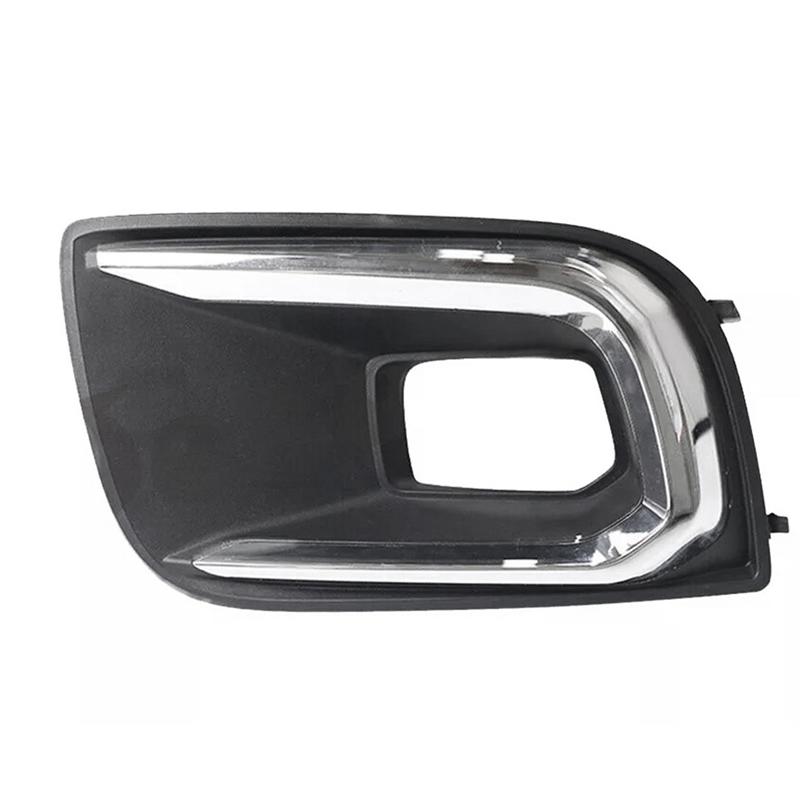 M63K-Car Front Bumper Fog Light Bezel Cover Fog Lamp Frame Fog Light Frame 520400C010 520300C010 For Toyota Sequoia 2018-