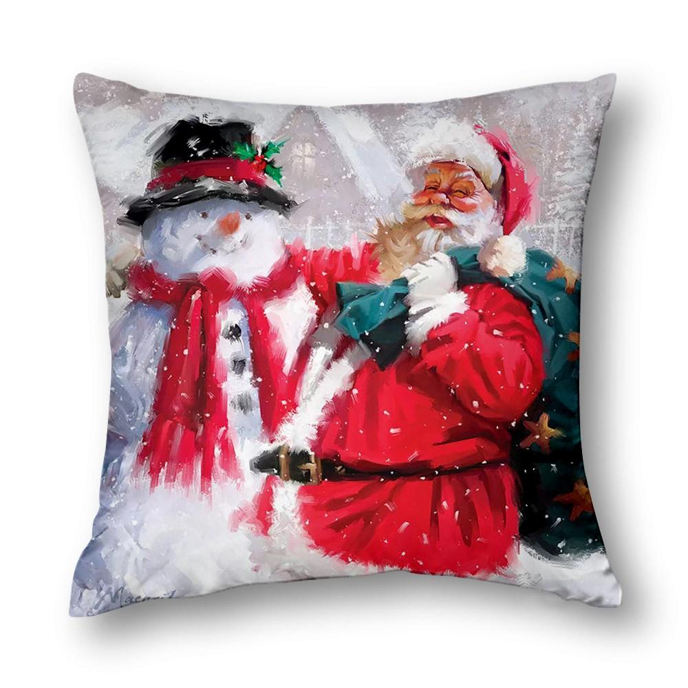 Christmas Decoration Nordic Cushion Cover 45X45 Bed Decor Pillow Cover Elegant Cushion Decor Sofa Home Decor