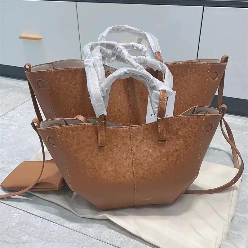 Celebrity Stijl Franse Tote Bag - Italiaans Lychee Koeienhuid, Lichte Luxe, Grote Capaciteit, Reistas
